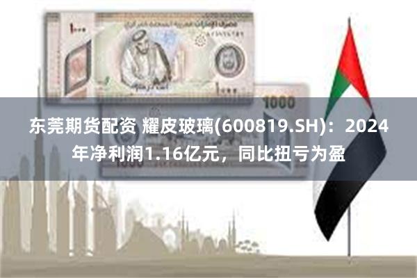 东莞期货配资 耀皮玻璃(600819.SH)：2024年净利润1.16亿元，同比扭亏为盈