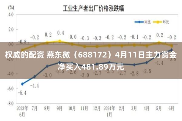 权威的配资 燕东微（688172）4月11日主力资金净买入481.89万元